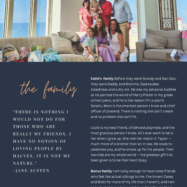 Katie Sanders Adoption Profile Book Page 08